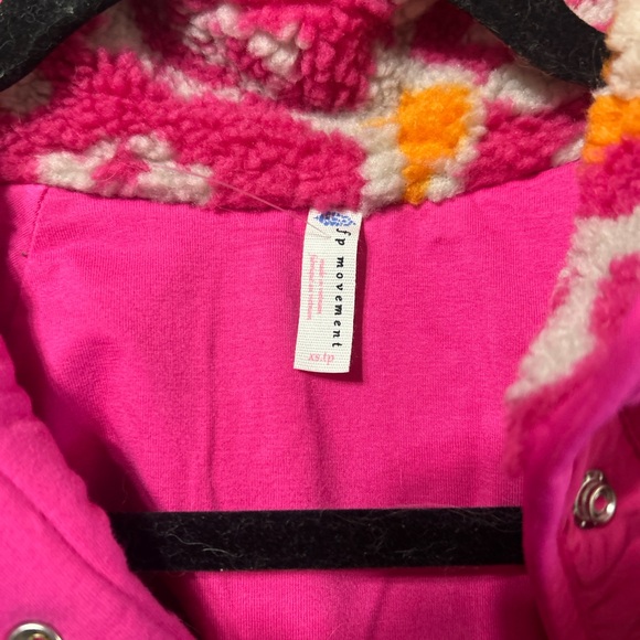 FP Movement by Free People Pink and Orange Floral Ski Jacket - Picture 2 of 2